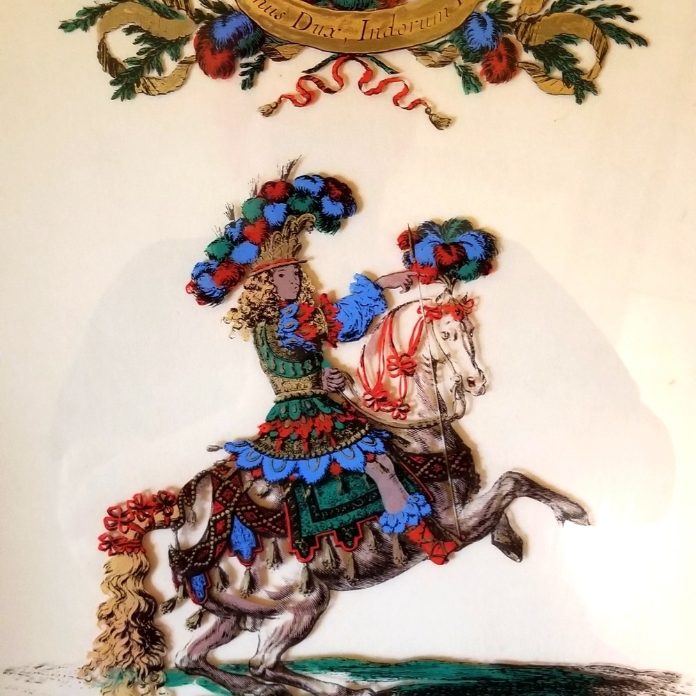 Anquienus Dux, Indorum Rex 1600s. Pair or single.